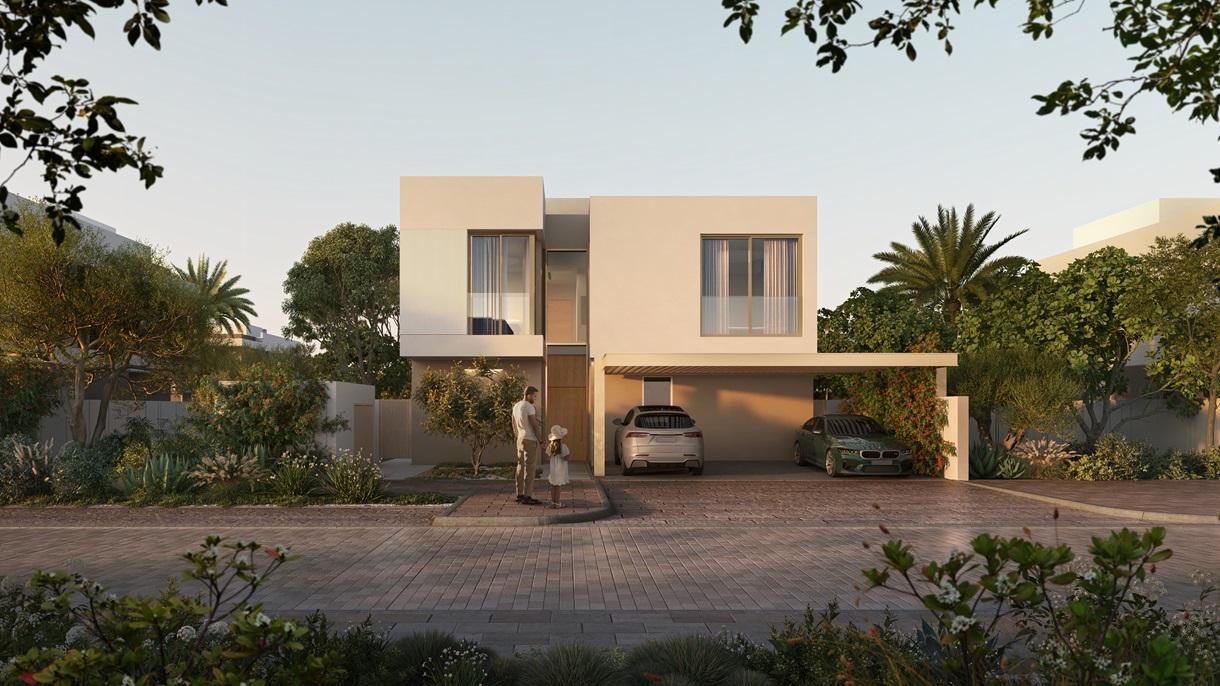 فيلا كور · 4 غرف نوم — modern luxury villa with landscaped gardens